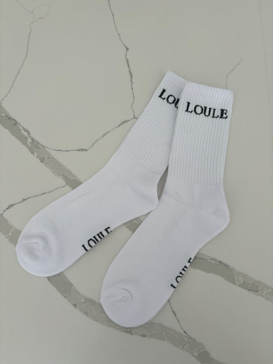 Compression Socks White Fully Branded